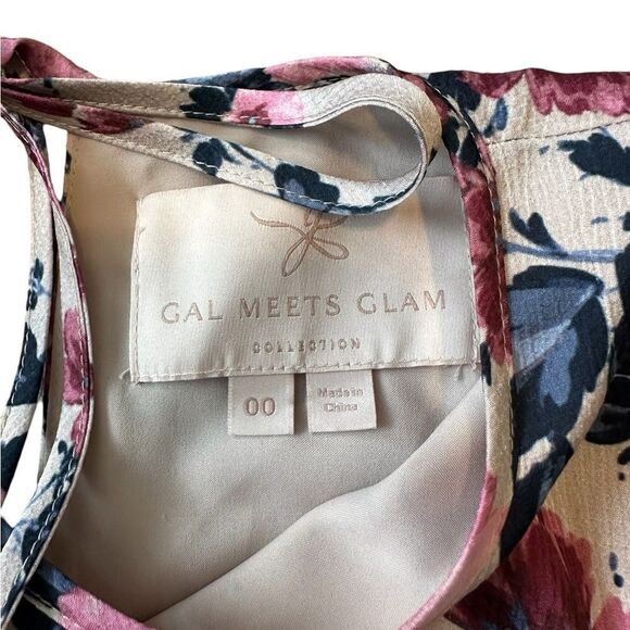 Gal Meets Glam Julia Seersucker Midi Dress Size 00 - Picture 11 of 12